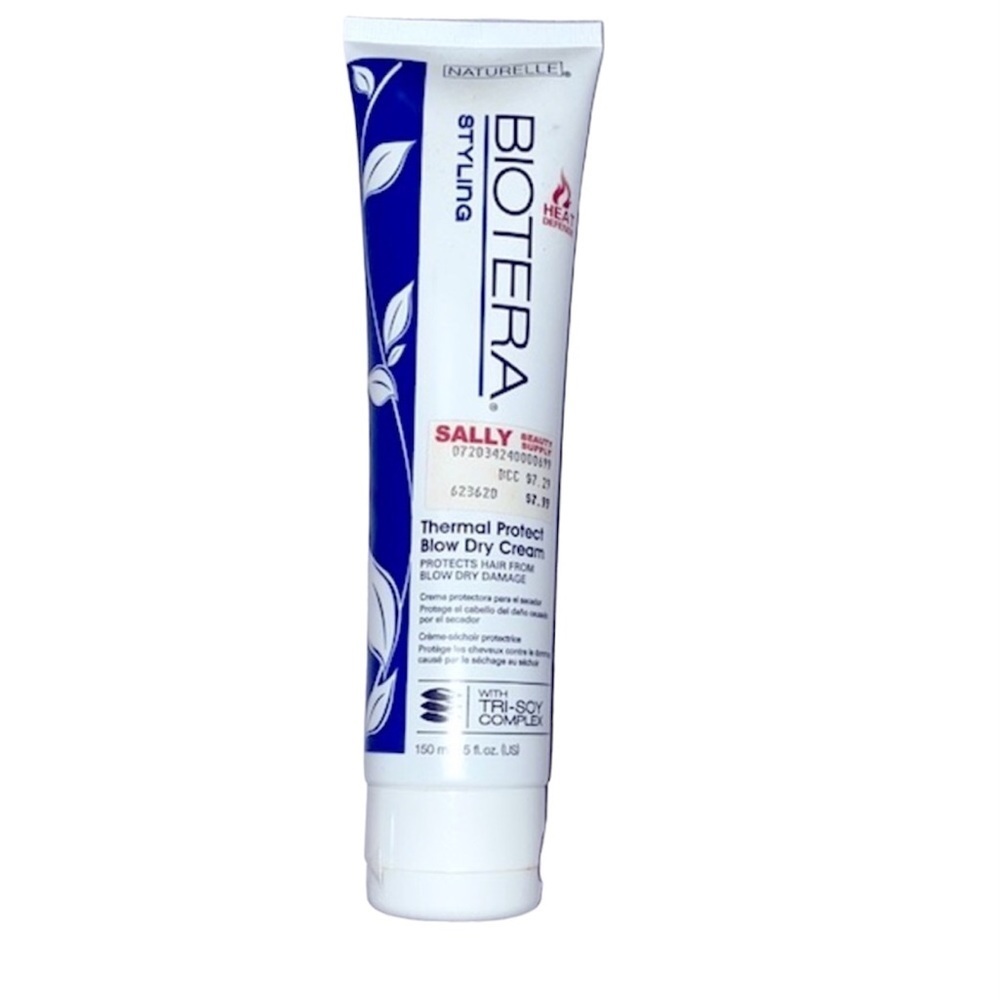 Bioterra styling thermal protect blow dry cream